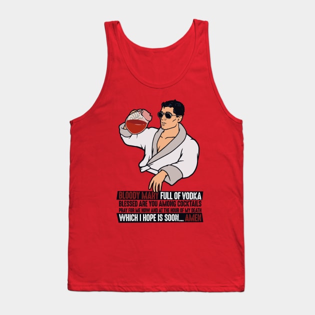 Archer Bloody Mary Tank Top by JoshBelden